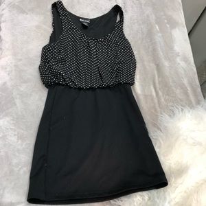 Cute polka dot top dress